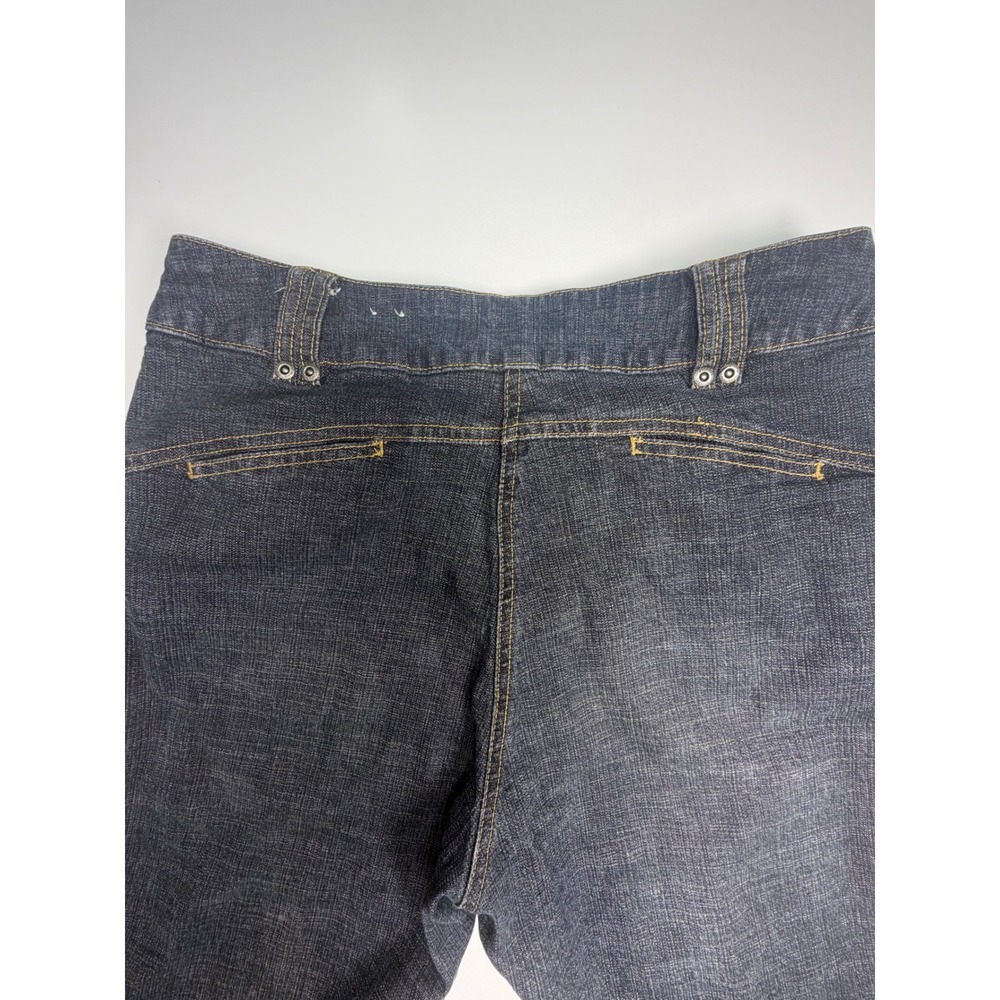 SF Jeans by Rosetti Womens Dark Wash Capri Denim Jeans Size 10 Stretch Cropped - Picture 10 of 12